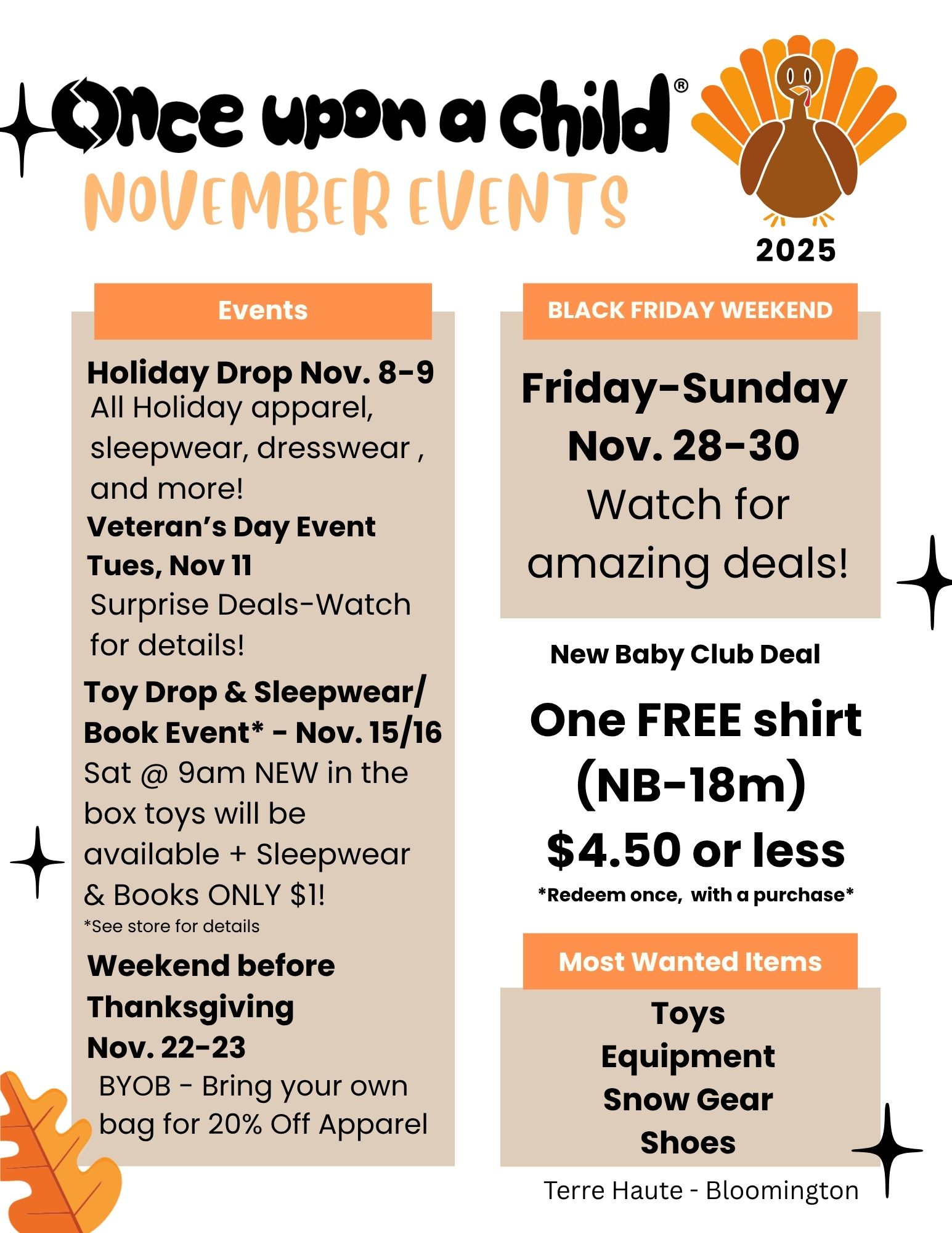 nov events